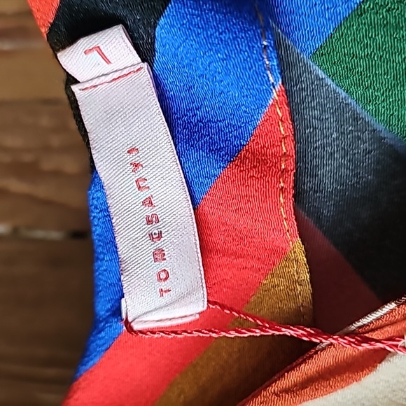 NWT TOMCSANYI ZIRC sleeveless stripe wide leg jumpsuit sz L sustainable Budapest - Picture 10 of 15